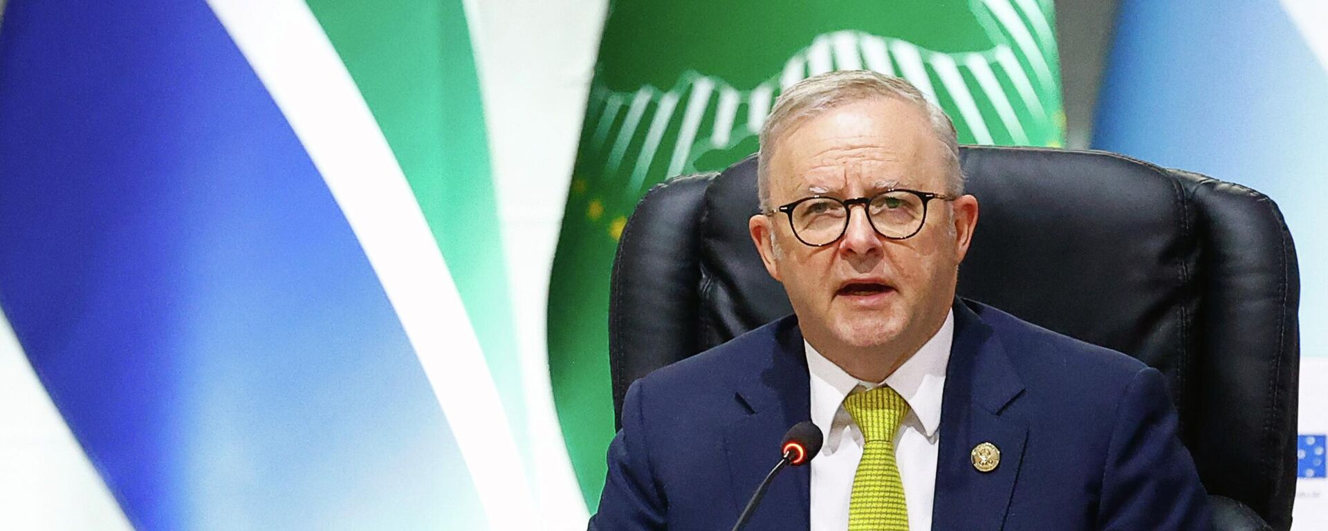 رئيس الوزراء الأسترالي أنتوني ألبانيز يحضر جلسة عامة في اليوم الافتتاحي لقمة مجموعة العشرين في مركز ناسريك للمعارض في جوهانسبرغ، جنوب أفريقيا، السبت 22 نوفمبر/تشرين الثاني 2025. - سبوتنيك عربي, 1920, 18.12.2025