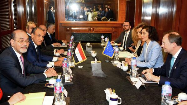 وزير الخارجية المصري بدر عبد العاطي  يلتقي المفوضة الأوروبية لإدارة الأزمات حاجة لحبيب - سبوتنيك عربي