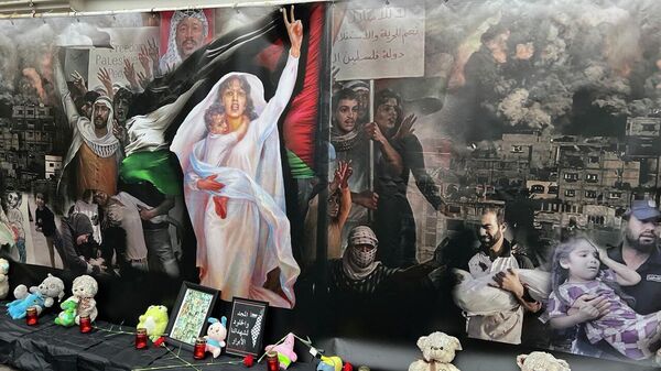 سفارة فلسطين في موسكو تنظم فعالية تضامنية بمشاركتي مواطنين عرب وروس   - سبوتنيك عربي