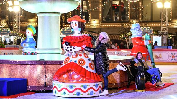 Открытие ГУМ-катка на Красной площади  - سبوتنيك عربي