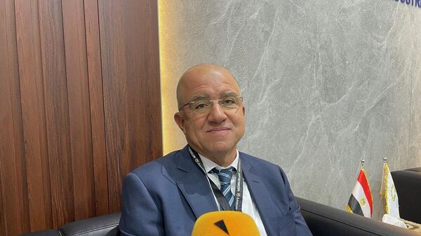 رئيس اتحاد الصناعات المصرية، المهندس محمد زكي السويدي، في معرض إيديكس 2025، 2 ديسمبر/ كانون الأول 2025 - سبوتنيك عربي