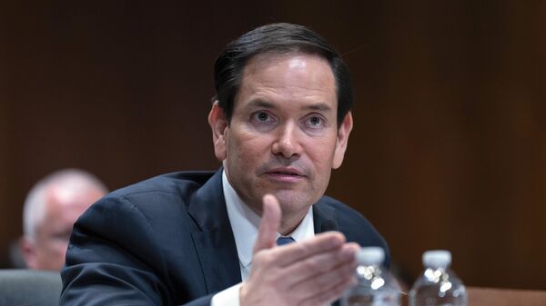 Secretary of State Marco Rubio testifies before the Senate Committee on Appropriations subcommittee hearing to review the Fiscal Year 2026 budget request for the U.S. Department of State on Capitol Hill in Washington, Tuesday, May 20, 2025 - سبوتنيك عربي