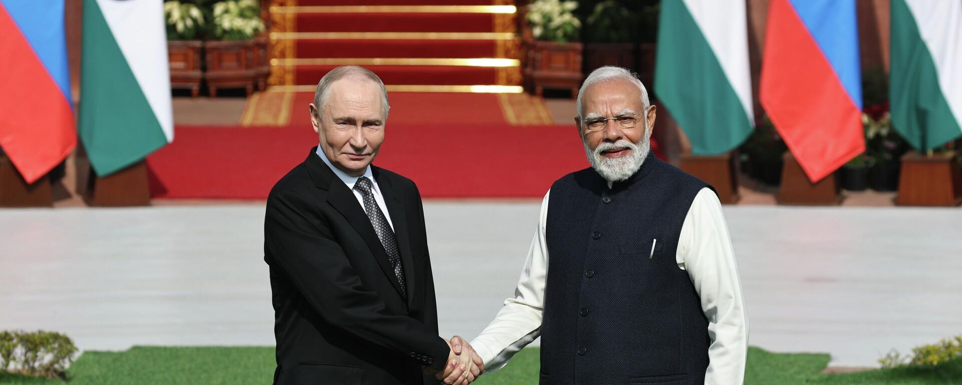 Государственный визит президента РФ Владимира Путина в Индию - سبوتنيك عربي, 1920, 05.12.2025