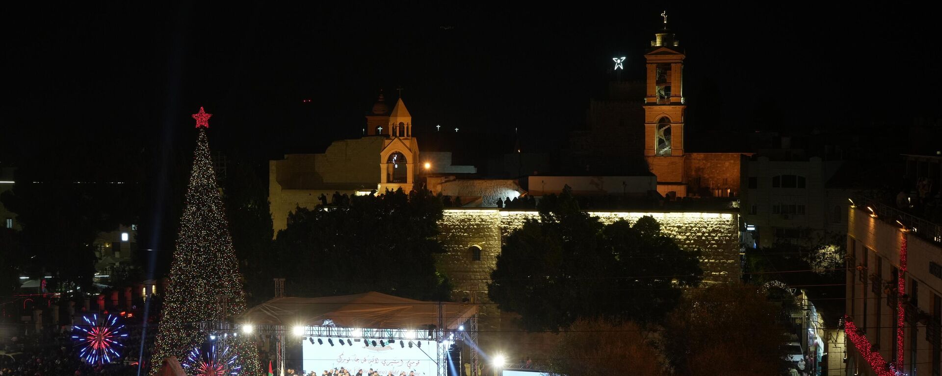 لأول مرة منذ عامين... بيت لحم تضيء شجرة الميلاد - سبوتنيك عربي, 1920, 14.01.2026