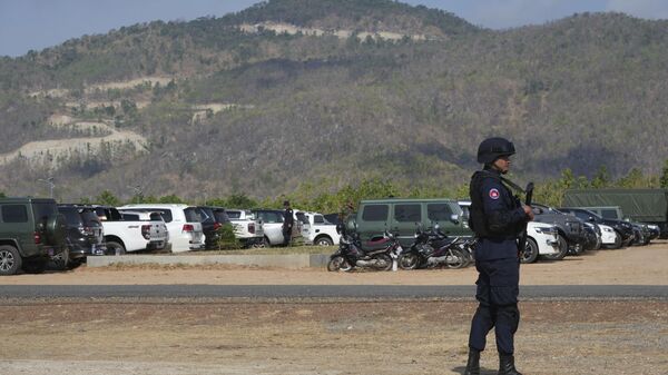 Военная полиция Камбоджи на военных учениях Китая и Камбоджи - سبوتنيك عربي