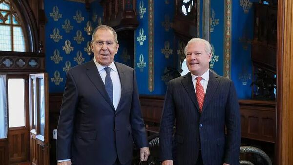 لافروف يلتقي مع أعضاء غرفة التجارة الأمريكية في روسيا - سبوتنيك عربي