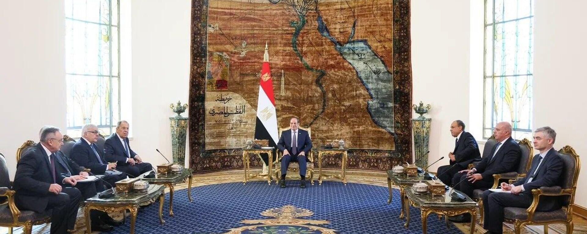 سيرغي لافروف يلتقي عبد الفتاح  السيسي على هامش المؤتمر الوزاري الثاني لمنتدى الشراكة الروسية الأفريقية - سبوتنيك عربي, 1920, 20.12.2025