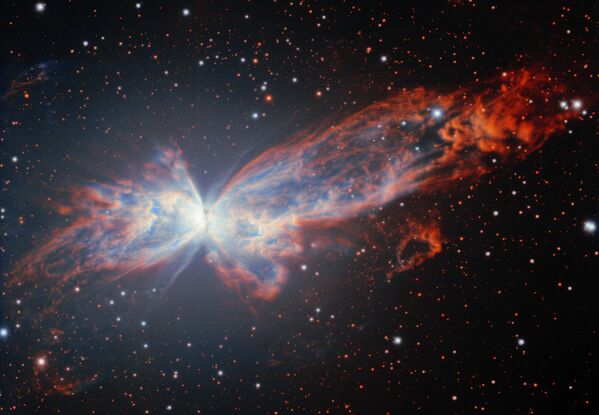 السديم الكوكبي "إن جي سي 6302" السديم الكوكبي "إن جي سي 6302" - سبوتنيك عربي