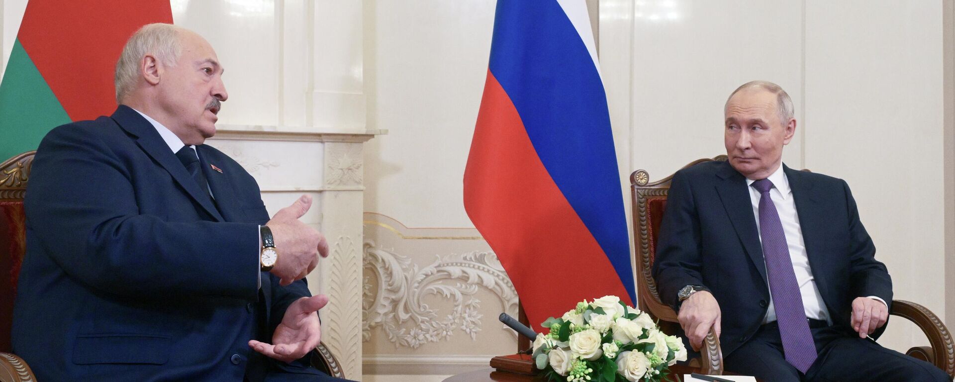 رئيس الروسي فلاديمير بوتين والرئيس البيلاروسي ألكسندر لوكاشينكو - سبوتنيك عربي, 1920, 16.02.2026