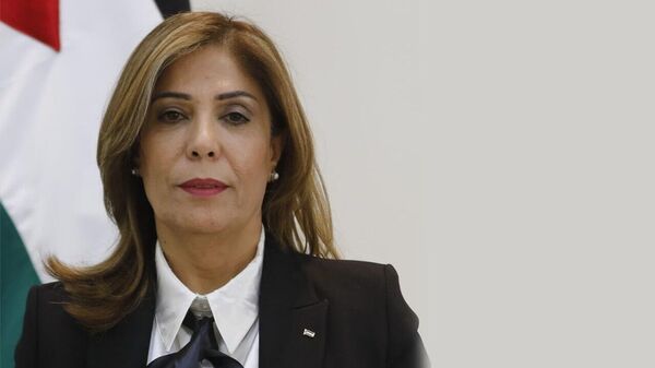 وزيرة شؤون المرأة الفلسطينية منى الخليلي  - سبوتنيك عربي