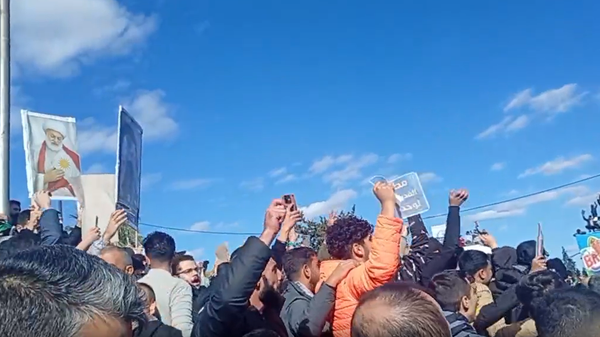 مظاهرات الساحل السوري تلبية لدعوة الشيخ غزال غزال - سبوتنيك عربي