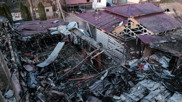 Consequences of the Ukrainian Armed Forces' UAV attack on the village of Khorly in the Kherson region - سبوتنيك عربي