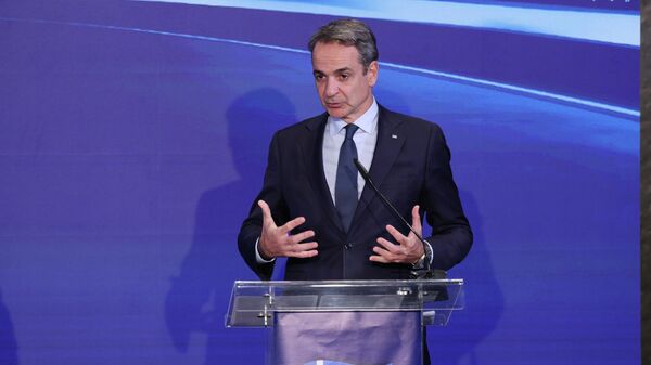 رئيس الوزراء اليوناني كيرياكوس ميتسوتاكيس  22 ديسمبر/كانون الأول 2025. - سبوتنيك عربي