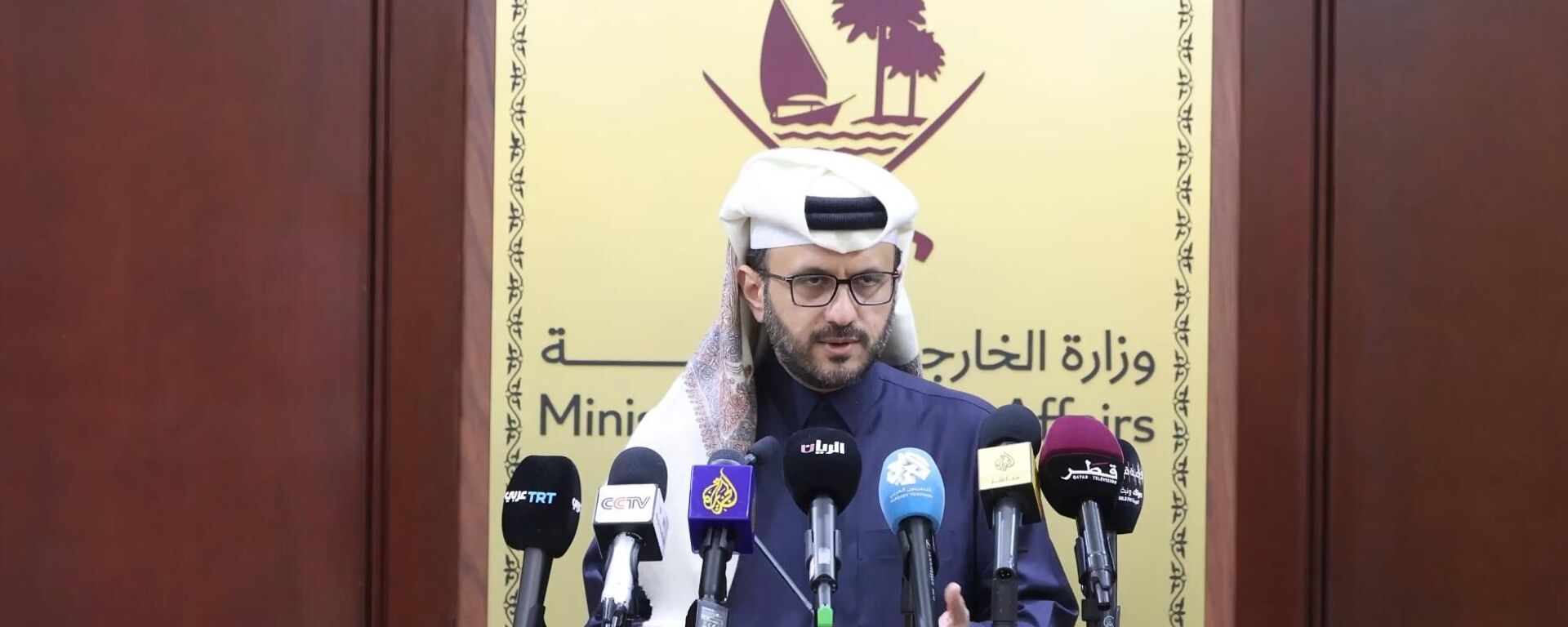 المتحدث باسم وزارة الخارجية القطرية ماجد الأنصاري - سبوتنيك عربي, 1920, 10.03.2026