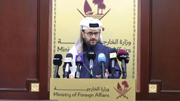 المتحدث باسم وزارة الخارجية القطرية ماجد الأنصاري - سبوتنيك عربي