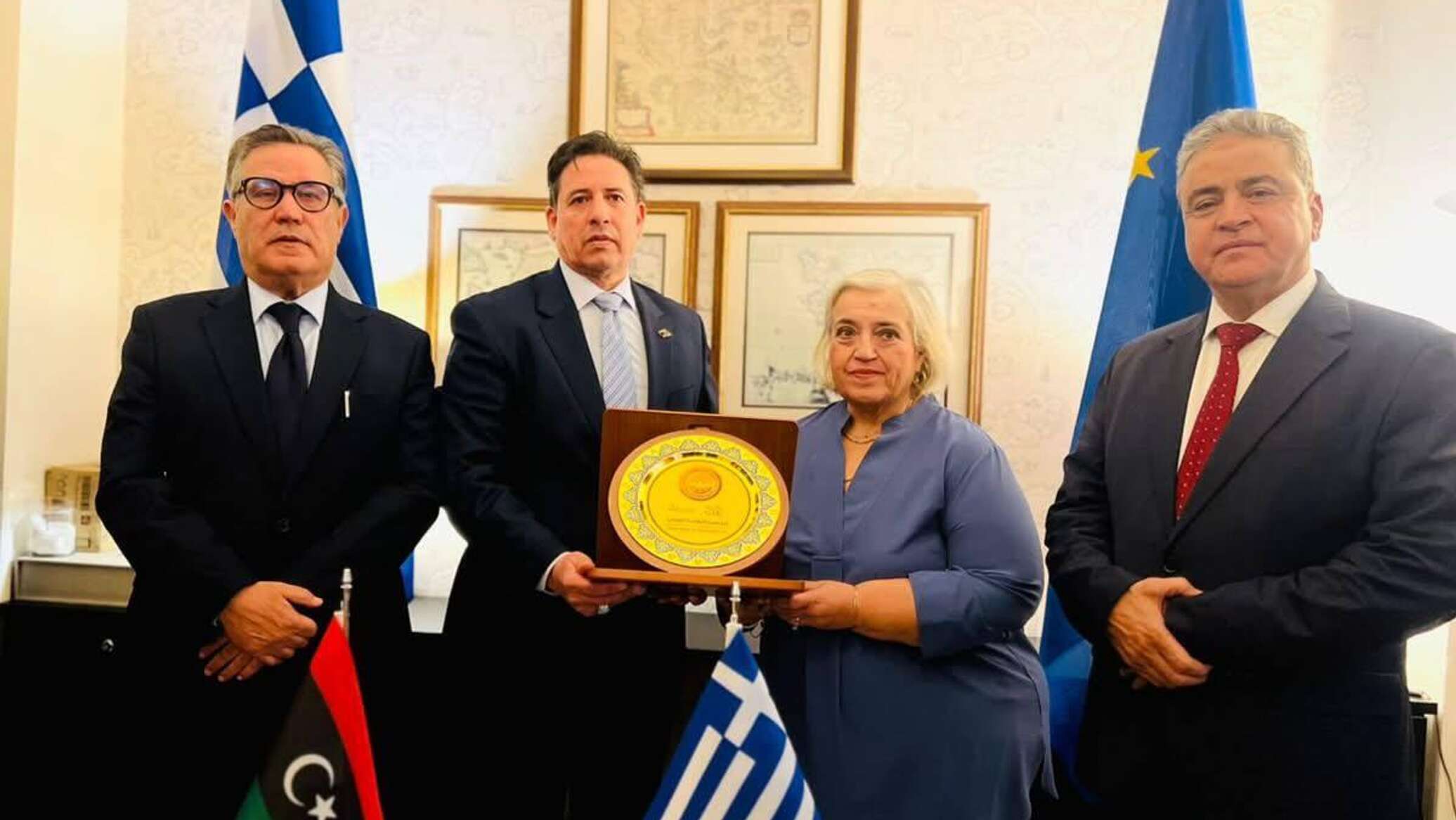 لجنة متابعة الأموال الليبية المجمدة تبحث مع الخارجية اليونانية تنفيذ قرار مجلس الأمن