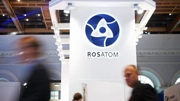 جناح شركة روساتوم الحكومية للطاقة الذرية. صورة أرشيفية جناح شركة روساتوم الحكومية للطاقة الذرية. صورة أرشيفية - سبوتنيك عربي