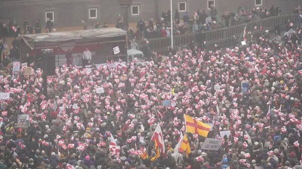 مظاهرات في الدنمارك وغرينلاند رفضا لخطط ترامب لضم الجزيرة - سبوتنيك عربي