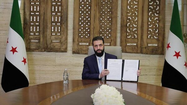 الرئيس السوري للمرحلة الانتقالية أحمد الشرع - سبوتنيك عربي