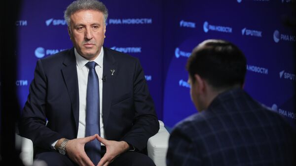 المشرف العام للهيئة العامة للإذاعة والتلفزيون الفلسطينية، الوزير الدكتور أحمد عساف - سبوتنيك عربي