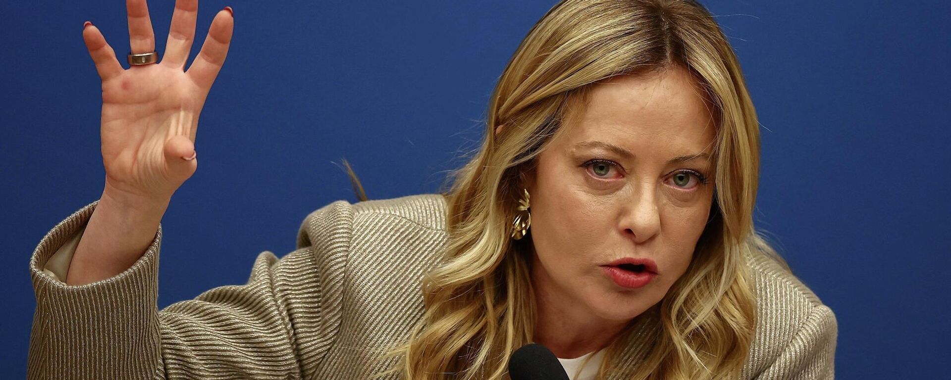 رئيسة الوزراء الإيطالية، جورجيا ميلوني - سبوتنيك عربي, 1920, 23.01.2026