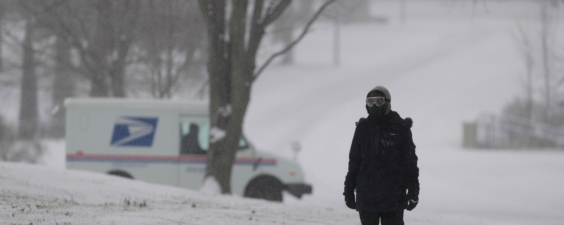 عاصفة ثلجية في أمريكا - سبوتنيك عربي, 1920, 25.01.2026