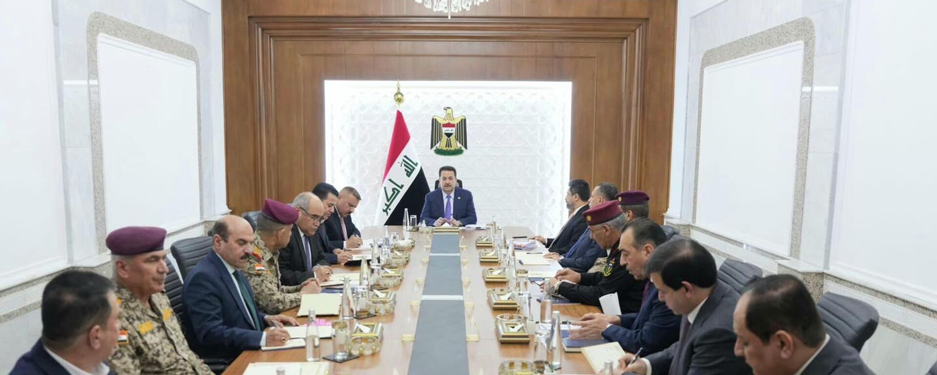 اجتماع المجلس الوزاري للأمن الوطني العراقي برئاسة رئيس الوزراء القائد العام للقوات المسلحة محمد شياع السوداني - سبوتنيك عربي, 1920, 26.01.2026