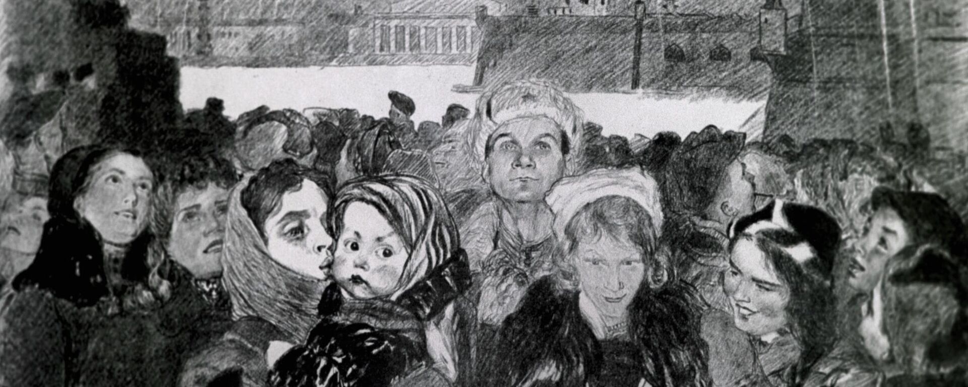 Репродукция картины Салют 27 января 1944 года - سبوتنيك عربي, 1920, 27.01.2026