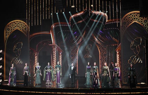 صورة تظهر جميع المتسابقات، في نهائي مسابقة ملكة جمال الجمهورية الثامنة والعشرين "ملكة جمال تتارستان 2026". - سبوتنيك عربي