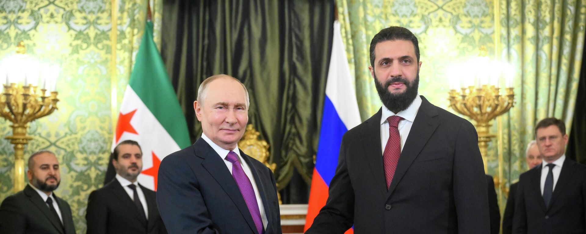  الرئيس الروسي فلاديمير بوتين مع الرئيس السوري أحمد الشرع - سبوتنيك عربي, 1920, 28.01.2026