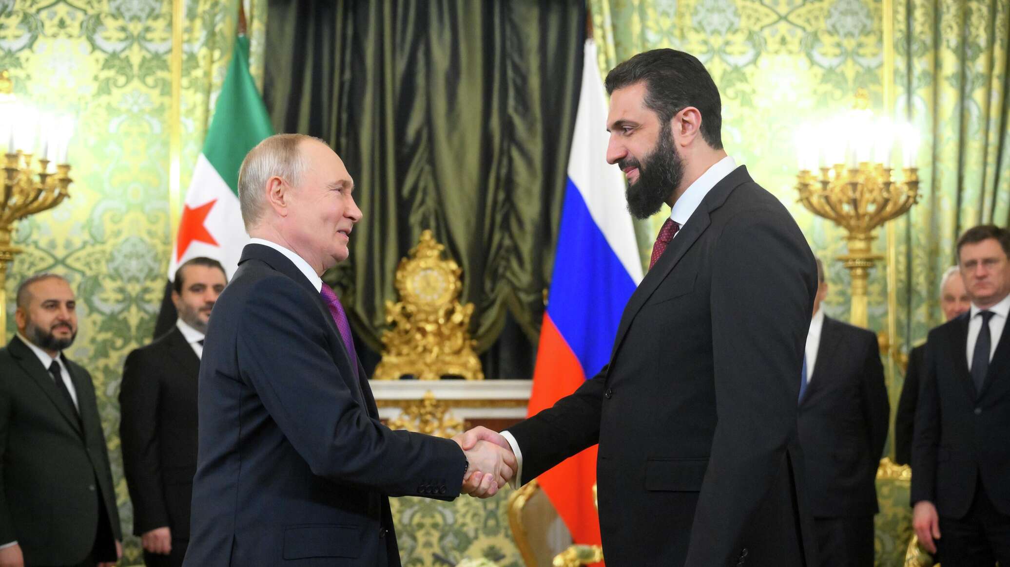 الشرع: روسيا تلعب دورا في استقرار سوريا والإقليم بأكمله ونأمل استمرار هذه الجهود