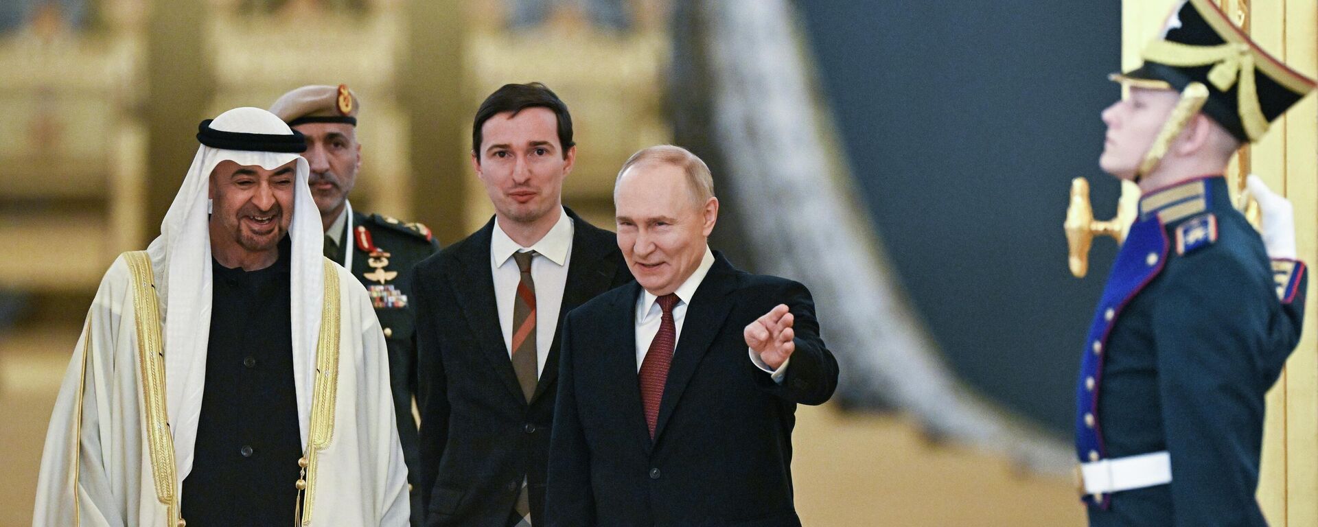 الرئيس الروسي فلاديمير بوتين ورئيس دولة الإمارات العربية المتحدة محمد بن زايد - سبوتنيك عربي, 1920, 29.01.2026