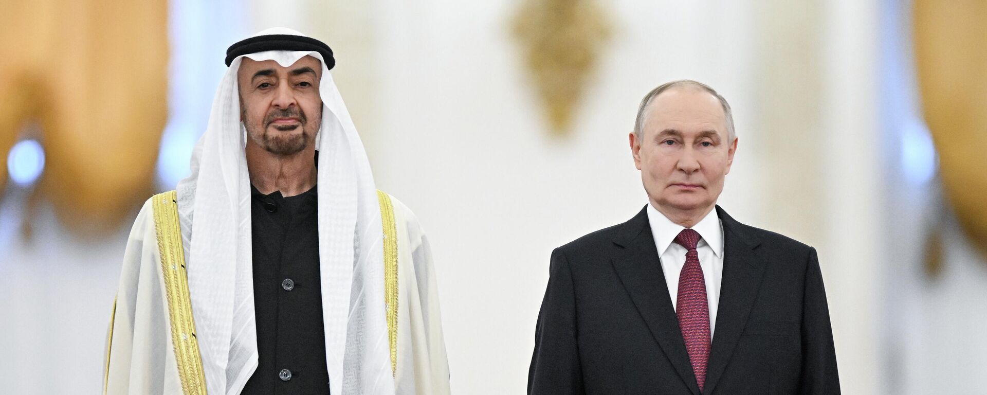 الرئيس الروسي فلاديمير بوتين ورئيس دولة الإمارات العربية المتحدة محمد بن زايد - سبوتنيك عربي, 1920, 30.01.2026