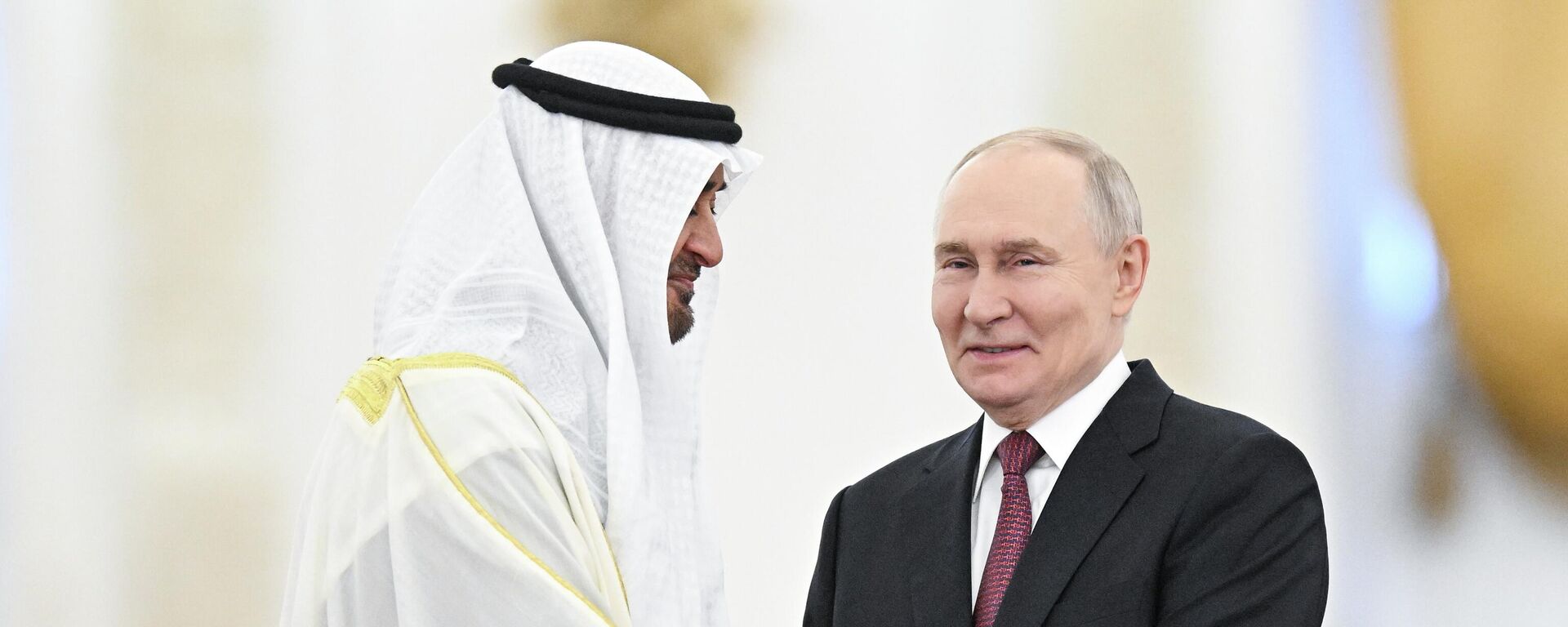 الرئيس الروسي فلاديمير بوتين ورئيس دولة الإمارات العربية المتحدة محمد بن زايد الرئيس الروسي فلاديمير بوتين ورئيس دولة الإمارات العربية المتحدة محمد بن زايد - سبوتنيك عربي, 1920, 08.02.2026