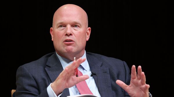 US Ambassador to NATO Matthew Whitaker speaks during a panel discussion at the NATO Parliamentary Assembly in Dayton, Ohio. - سبوتنيك عربي