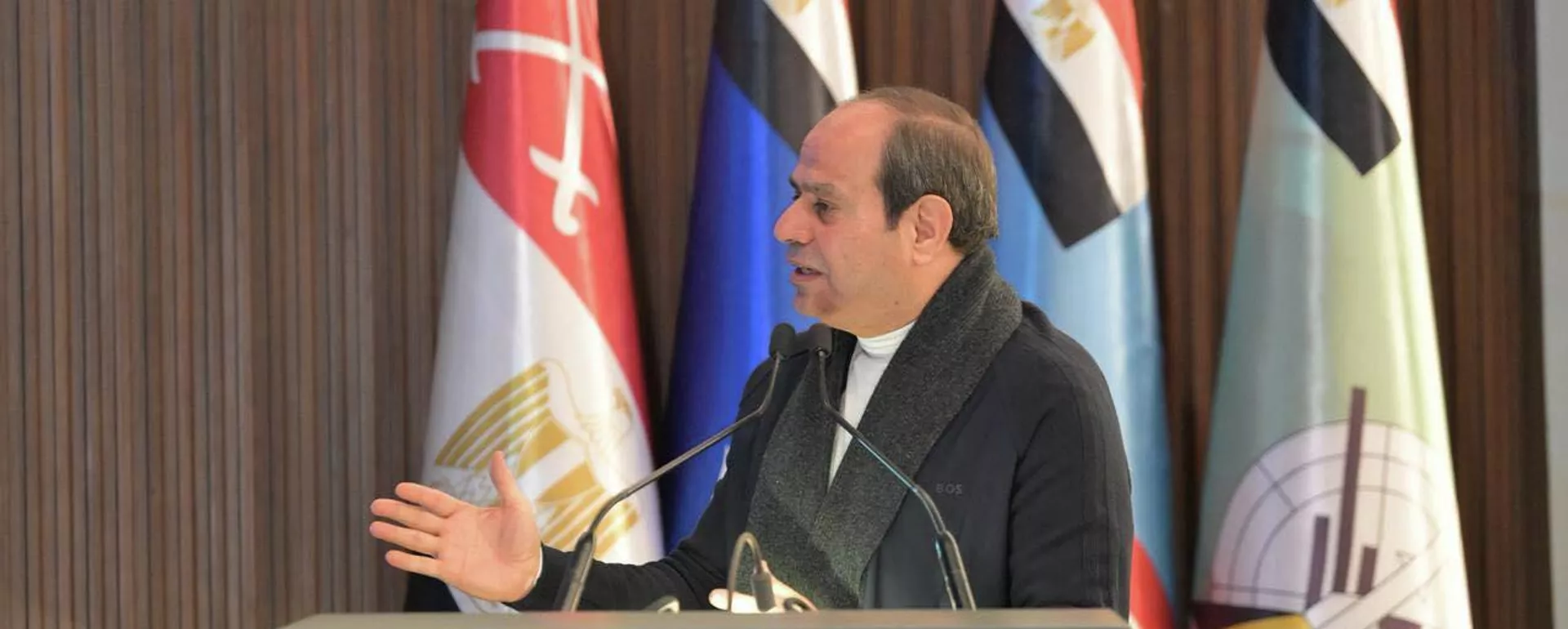 الرئيس المصري، عبد الفتاح السيسي، خلال زيارة تفقدية إلى الأكاديمية العسكرية المصرية بالعاصمة الجديدة، 30 يناير/ كانون الثاني 2026 الرئيس المصري، عبد الفتاح السيسي، خلال زيارة تفقدية إلى الأكاديمية العسكرية المصرية بالعاصمة الجديدة، 30 يناير/ كانون الثاني 2026 - سبوتنيك عربي, 1920, 10.02.2026