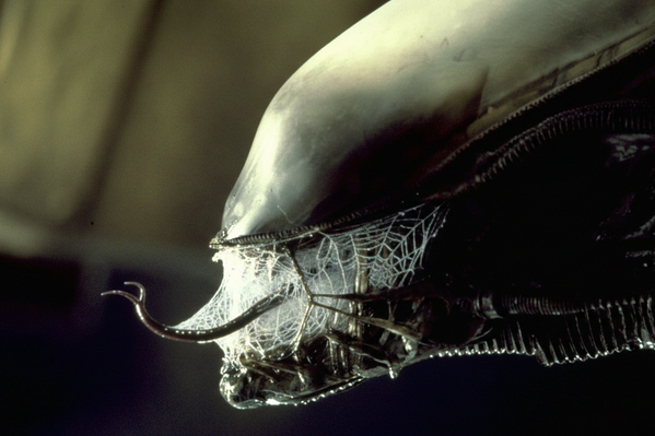 تم توليد فيلم "ألين" باستخدام الذكاء الاصطناعي، فبدلاً من الأسنان، أصبح لدى الكائن الفضائي غشاء ولسان يشبه لسان الثعبان - سبوتنيك عربي