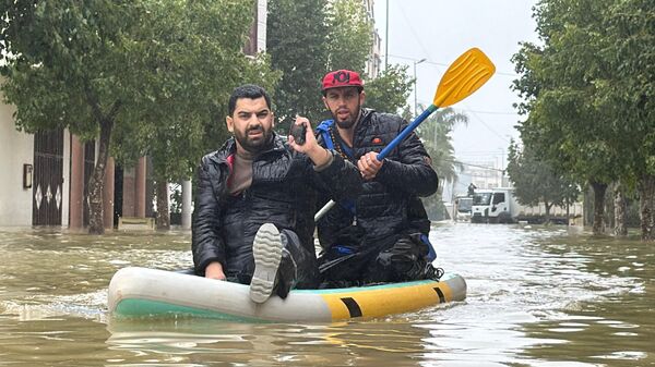 فيضانات القصر الكبير- المغرب - سبوتنيك عربي