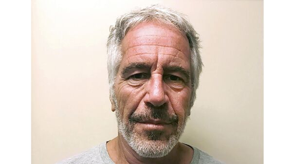 This photo provided by the New York State Sex Offender Registry shows Jeffrey Epstein, March 28, 2017. - سبوتنيك عربي