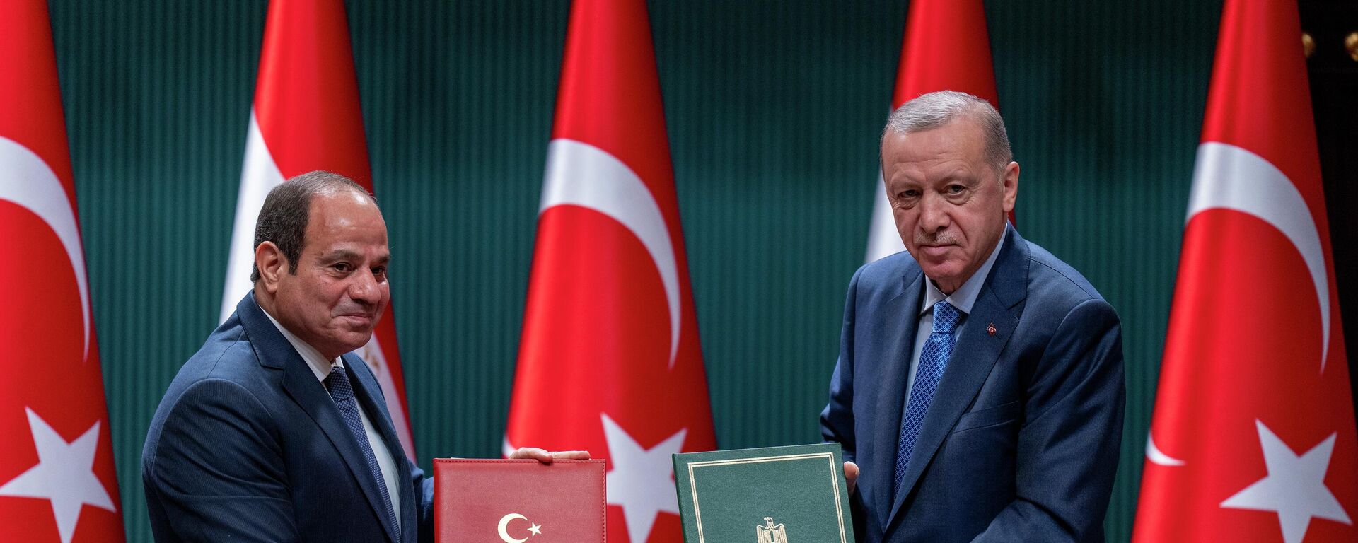 الرئيسان المصري عبد الفتاح السيسي ونظيره التركي رجب طيب أردوغان - سبوتنيك عربي, 1920, 04.02.2026