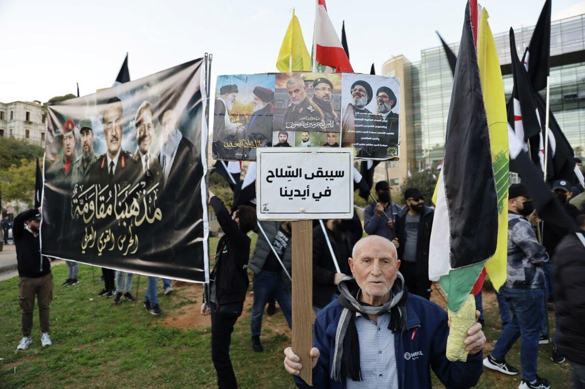 تحت شعار كل الوطن مقاومة.. مظاهرة في بيروت رفضا للعدوان الإسرائيلي على لبنان - سبوتنيك عربي, 1920, 04.02.2026