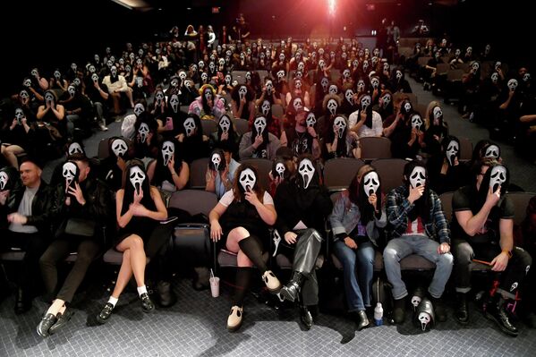 صورة من أجواء فعالية "سكريم 7" بالتعاون مع ميتا كريتور في استوديوهات باراماونت بيكتشرز بتاريخ 3 فبراير 2026، في لوس أنجلوس، كاليفورنيا.  - سبوتنيك عربي