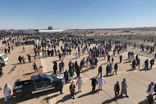 بني وليد تودع سيف الإسلام القذافي - سبوتنيك عربي