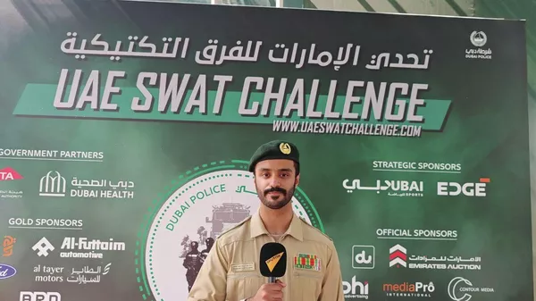 الملازم أول محمد الهاشمي من القيادة العامة لشرطة دبي - سبوتنيك عربي