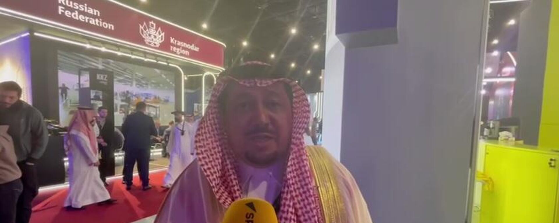 رئيس مجلس الأعمال السعودي الروسي، طارق عبد الهادي القحطاني، في معرض إينوبروم بالرياض، 8 فبراير/ شباط 2026 - سبوتنيك عربي, 1920, 08.02.2026