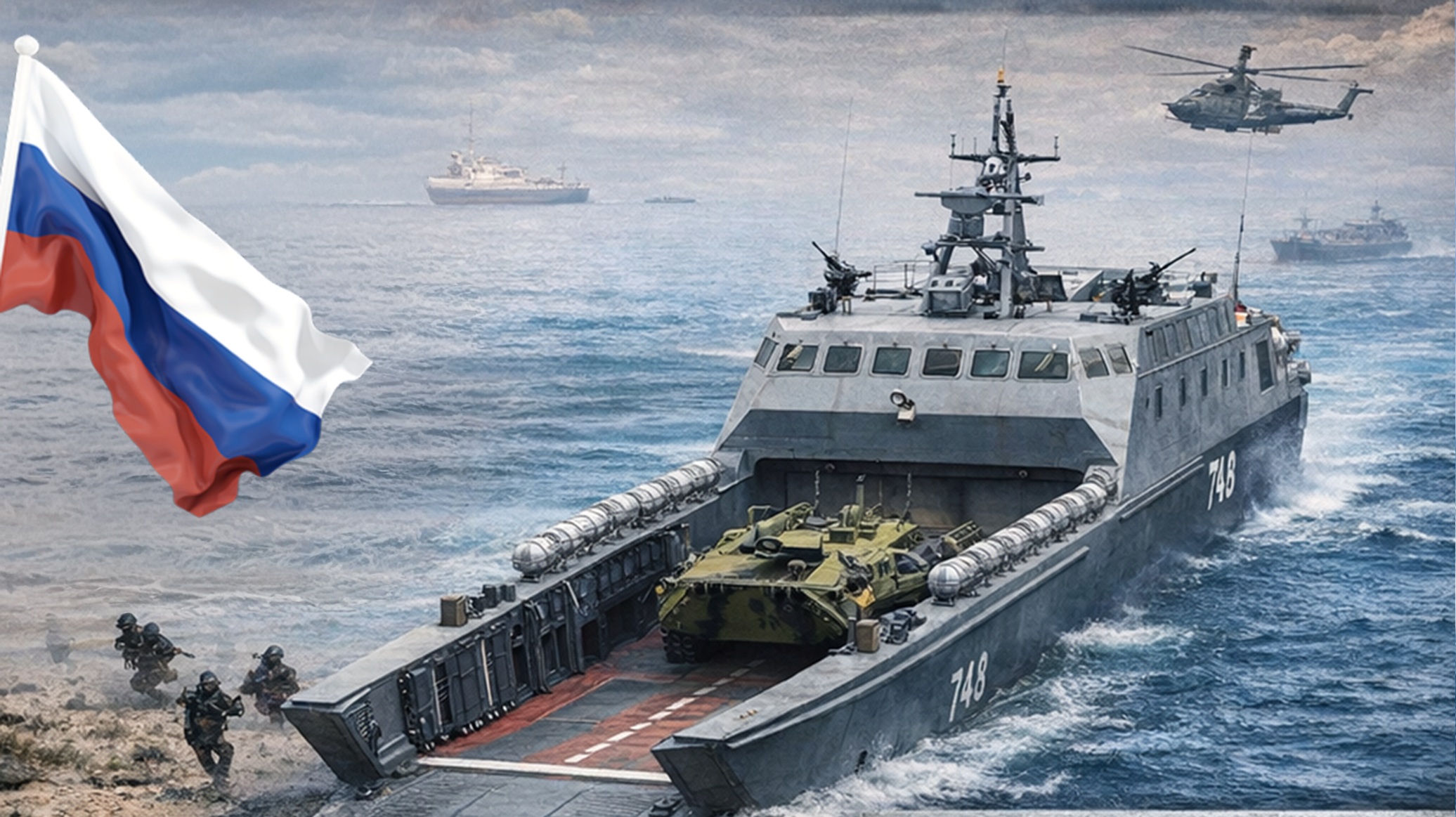 "المشروع 21820".. سفينة إنزال روسية تجمع بين السرعة والمناورة