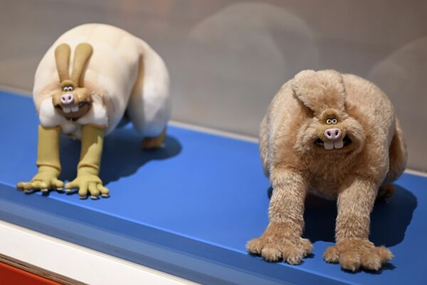 صورة تم التقاطها خلال جلسة تصوير لمعرض "داخل آردمان: والاس وغروميت وأصدقاؤهما" في متحف يونغ فيكتوريا وألبرت، في لندن. - سبوتنيك عربي