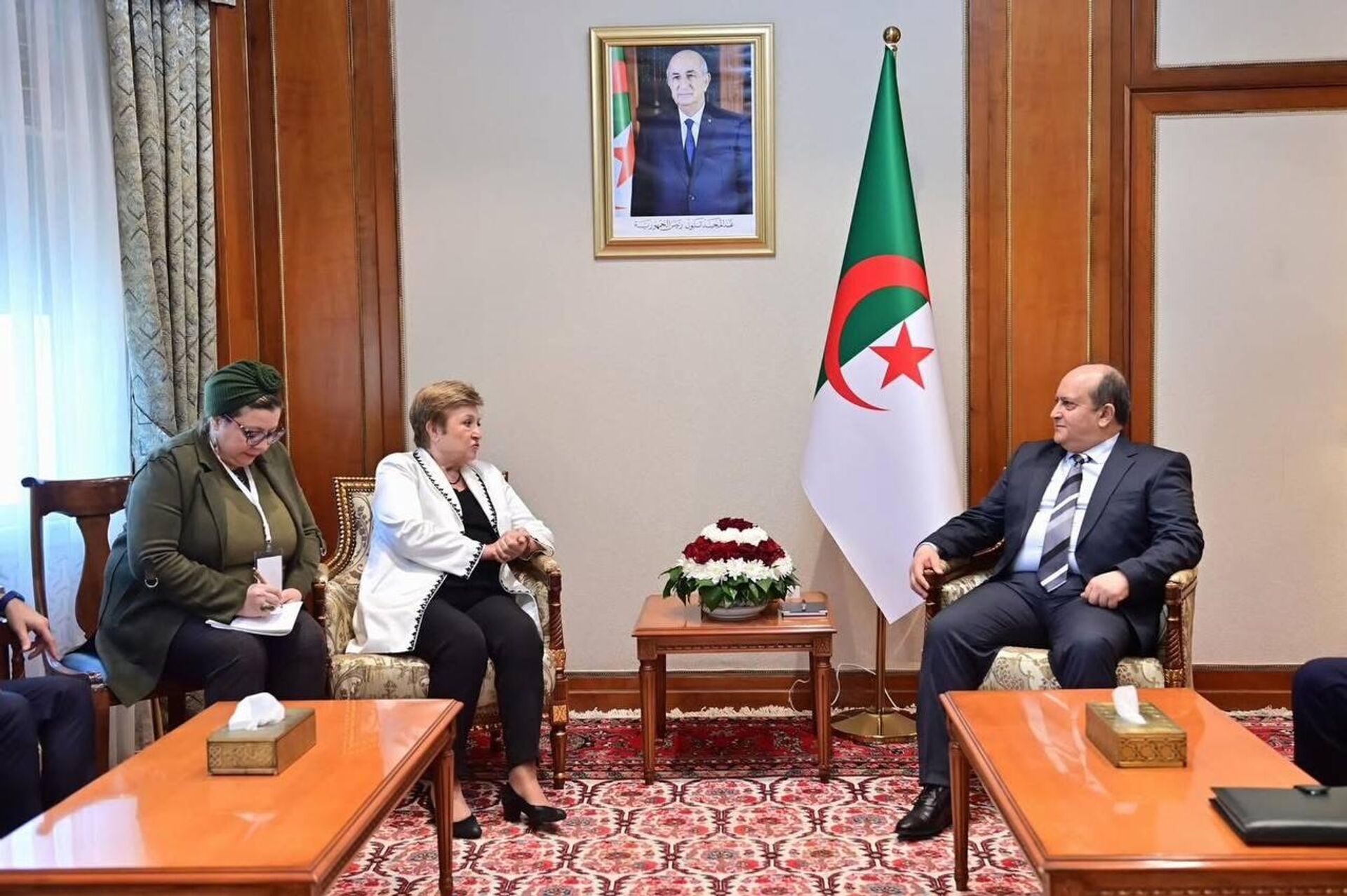 المديرة العامة لصندوق النقد الدولي، كريستالينا جيورجيفا، تجري زيارة إلى الجزائر  - سبوتنيك عربي, 1920, 13.02.2026