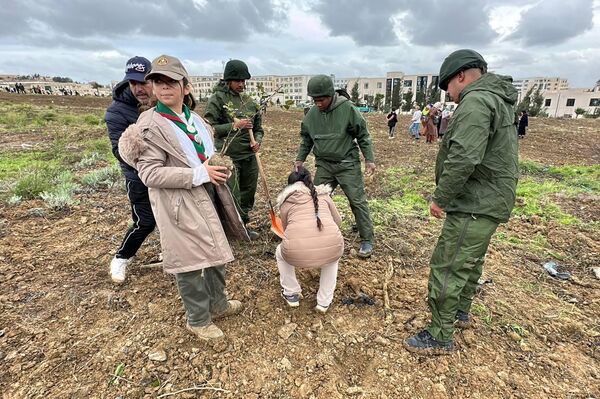 خمسة ملايين شجرة في يوم واحد… الجزائر تطلق أكبر حملة تشجير في تاريخها خمسة ملايين شجرة في يوم واحد… الجزائر تطلق أكبر حملة تشجير في تاريخها - سبوتنيك عربي