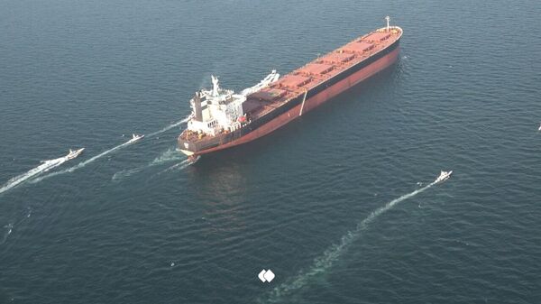 مناورات التحكم الذكي التي أجراها الحرس الثوري الإيراني في مضيق هرمز - سبوتنيك عربي